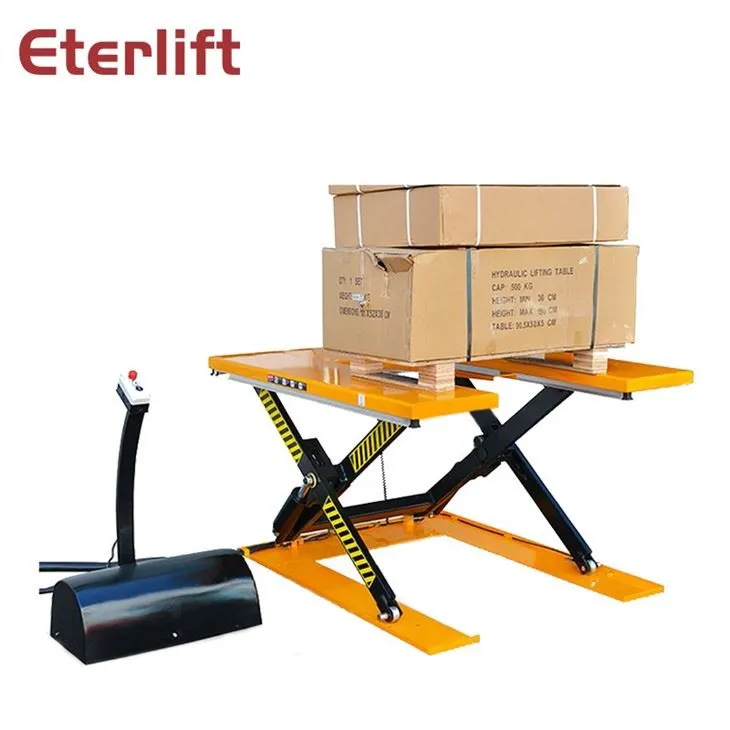 Statsionar gidravlik elektr qaychi ko'tarish stollari