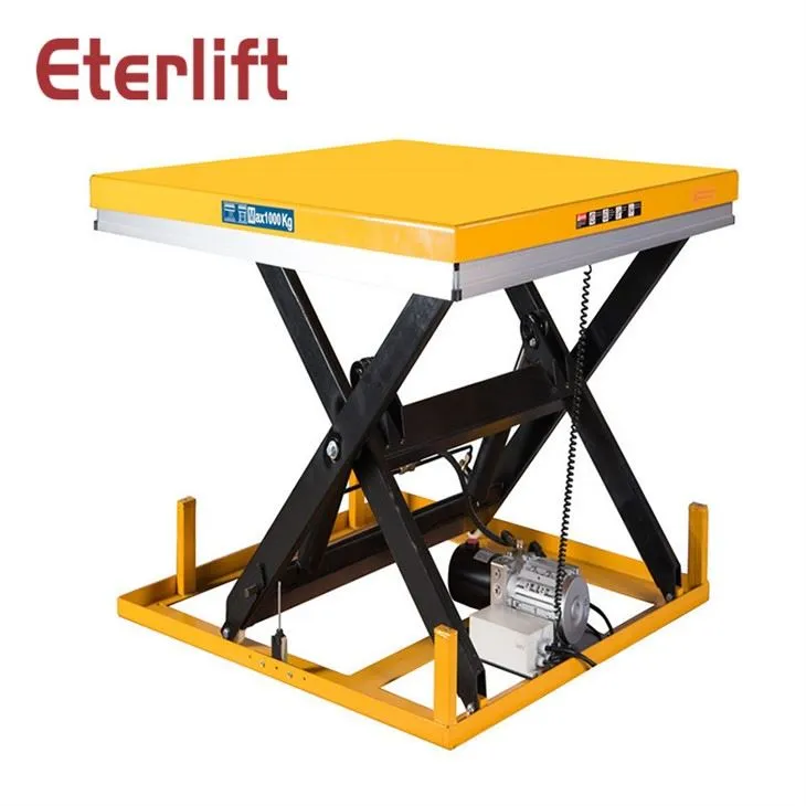 Elektr statsionar qaychi ko'taruvchi platformalar