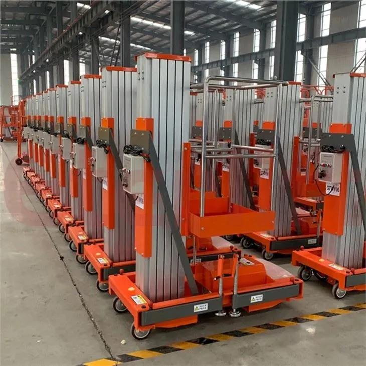 Mobil elektr gidravlik alyuminiy narvon