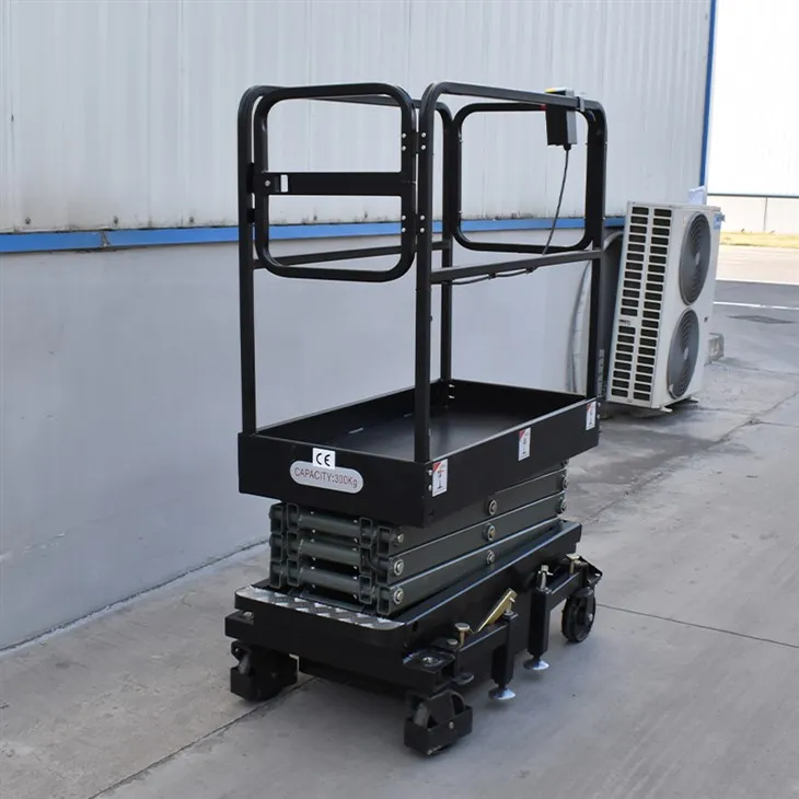 Qo'lda harakatlanuvchi qaychi ko'taruvchi stol