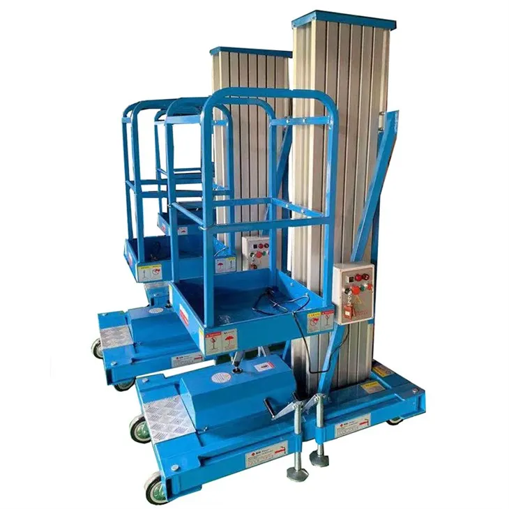 Bitta mast alyuminiy havo ish platformasi