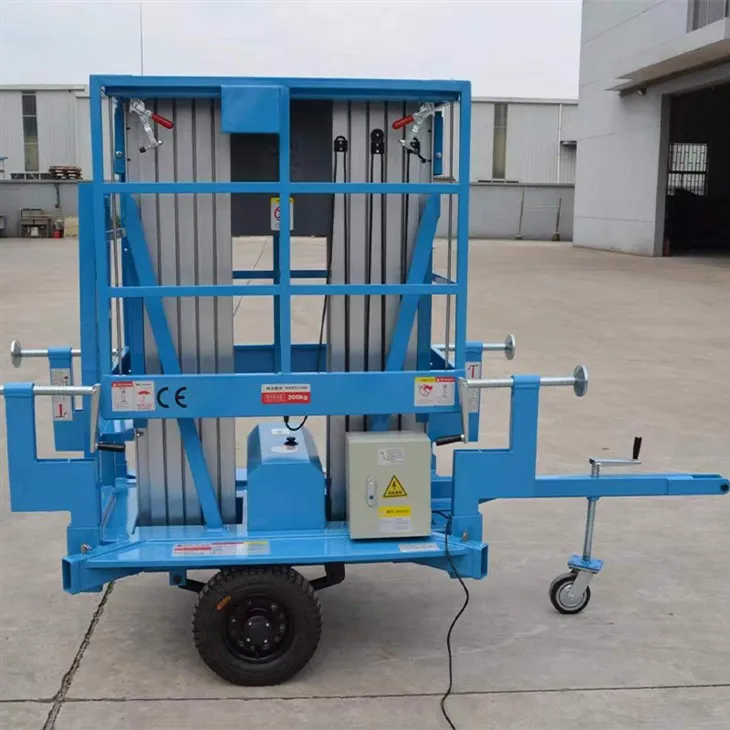 Tortib olinadigan alyuminiy qotishma ko'tarish platformalari